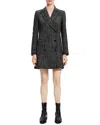 Theory Double-breasted Wool-blend Blazer In Black