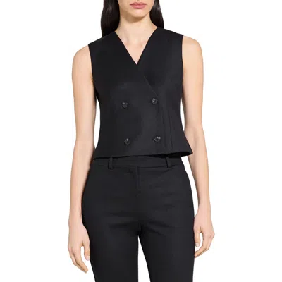 THEORY THEORY DOUBLE BREASTED WOOL VEST