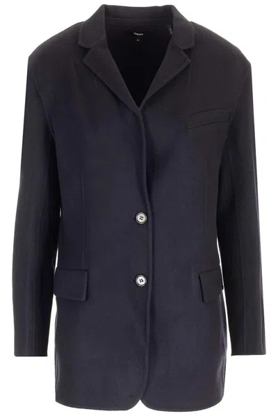 THEORY DOUBLE-FACE OVERSIZED BLAZER