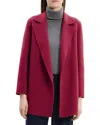 Theory New Divide Double-face Wool Blazer In Red