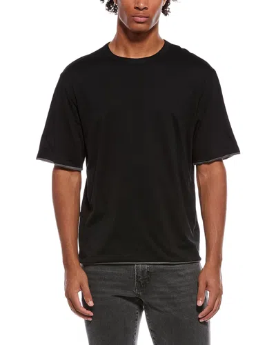 Theory Double Layered T-shirt In Transparent