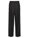 THEORY THEORY DOUBLE PLEATED LOOSE LEG PANTS