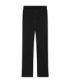 Theory Double-sided Knitted Sweatpants In Black