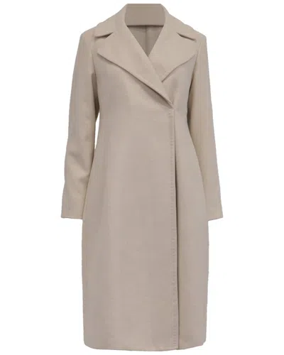 Pre-owned Theory Double-breasted Coat (authentic Pre-loved)