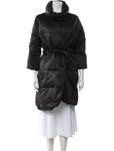 Pre-owned Theory Down Coat In Black