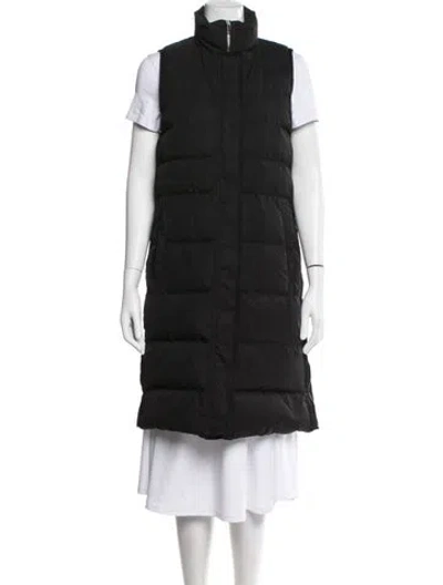 Pre-owned Theory Down Coat In Black