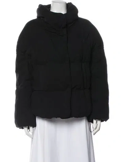 Pre-owned Theory Down Coat In Black