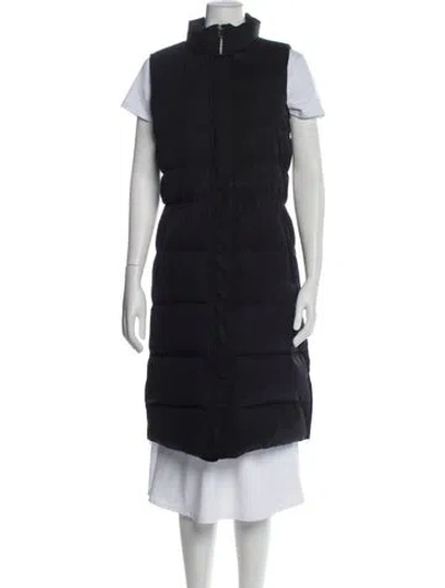 Pre-owned Theory Down Coat In Blue