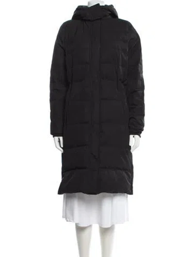 Pre-owned Theory Down Coat In Blue