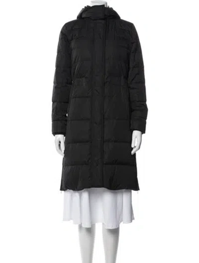 Pre-owned Theory Down Coat In Blue