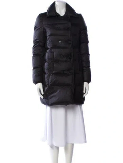Pre-owned Theory Down Coat In Gray
