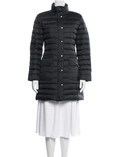 Pre-owned Theory Down Coat In Gray