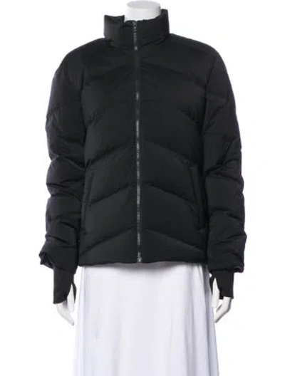 Pre-owned Theory Down Jacket In Black