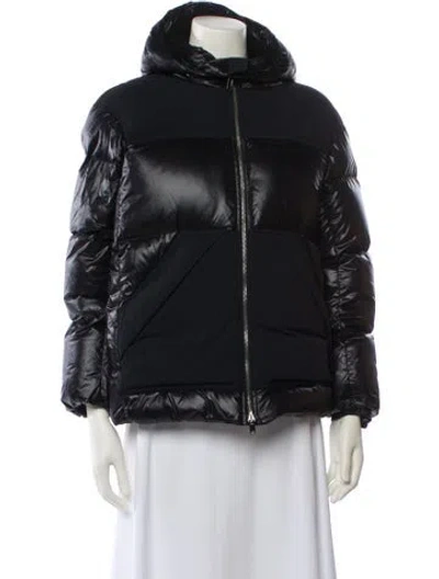 Pre-owned Theory Down Jacket In Black