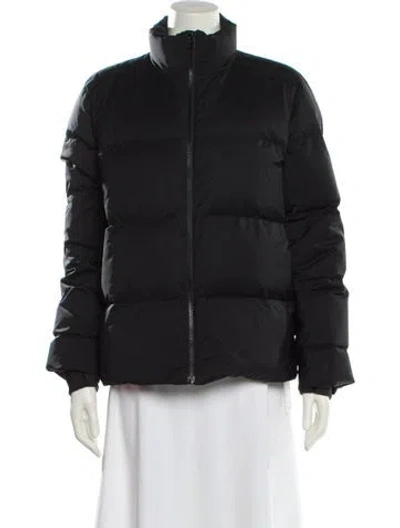 Pre-owned Theory Down Jacket In Black