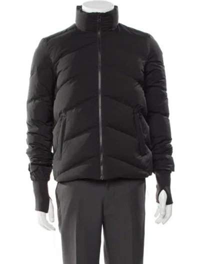 Pre-owned Theory Down Jacket In Black