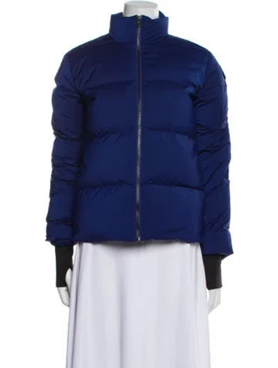 Pre-owned Theory Down Jacket In Blue