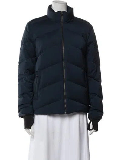 Pre-owned Theory Down Jacket In Blue