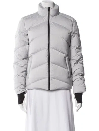 Pre-owned Theory Down Jacket In Blue