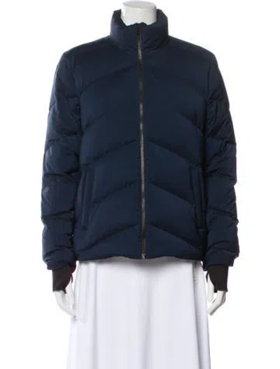 Pre-owned Theory Down Jacket In Blue
