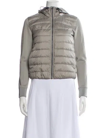 Pre-owned Theory Down Jacket In Gray
