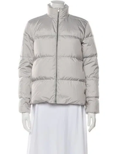 Pre-owned Theory Down Jacket In Gray