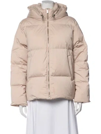 Pre-owned Theory Down Jacket In Neutral