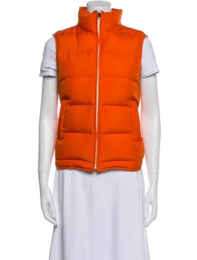 Pre-owned Theory Down Jacket In Orange