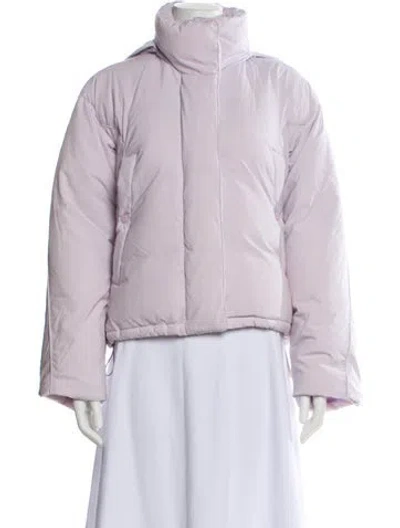 Pre-owned Theory Down Jacket In Purple