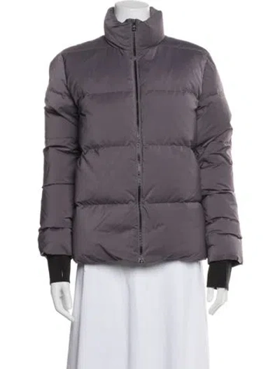 Pre-owned Theory Down Jacket In Purple