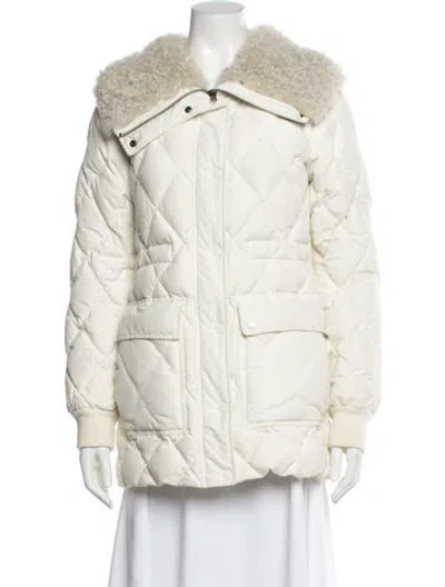 Pre-owned Theory Down Jacket In White