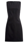 Theory Dr. Tracea Sleeveless Stretch Wool Minidress In Black
