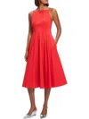 THEORY DR. LUXE WOMENS SLEEVELESS KNEE LENGTH FIT & FLARE DRESS