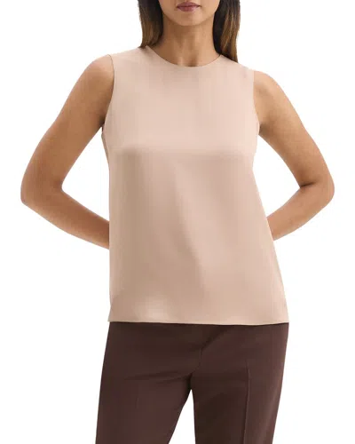 Theory Drape Back Shell Top In Neutral