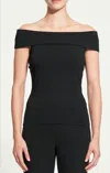 Theory Drape Blouse In Black In Black