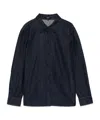 Theory Drape Denim Shirt In Black