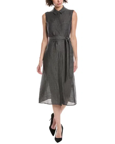 Theory Drape Dress In Black