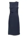 Theory Draped Midi Dress