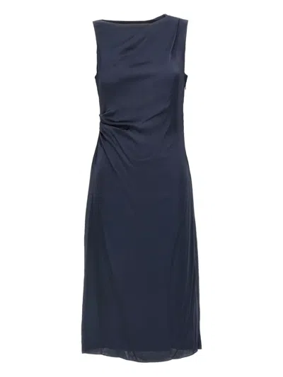 Theory Draped Midi Dress