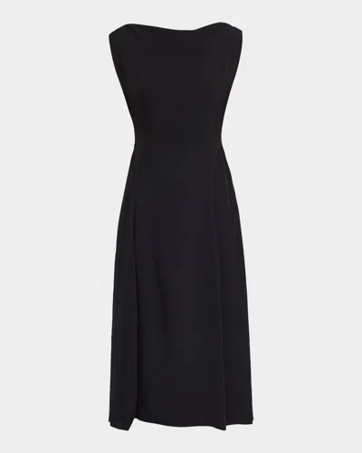 Theory Draped Parachute Dress In Black