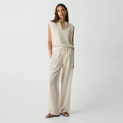 Theory Drawcord Pull-on Pant In Lightweight Wool