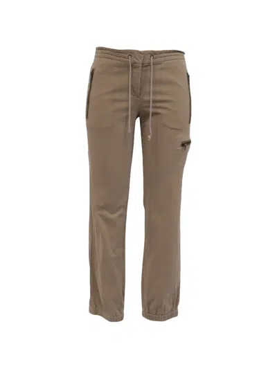 Pre-owned Theory Drawstring Cargo Trousers In Neutral