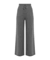 Theory Cashmere & Wool-blend Cozy Track Pant In Black