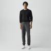 Theory Drawstring Jogger In Wool Bilen In Gray