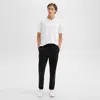 Theory Drawstring Pant In Scuba In Black