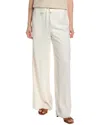 Theory Pleated Casual Drawstring Pants In White