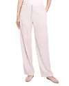 Theory Pleated Casual Drawstring Pants In Sand