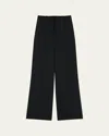 Theory Drawstring Pull-on Pants In Black