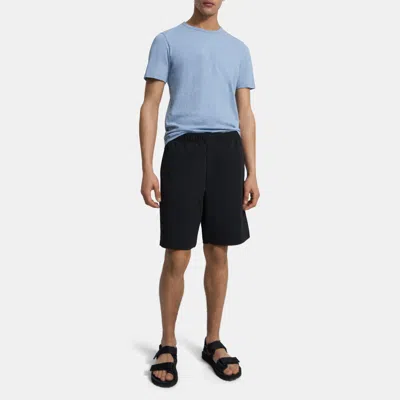 Theory Drawstring Short In Trainer Knit In Black