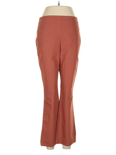 Pre-owned Theory Dress Pants In Brown